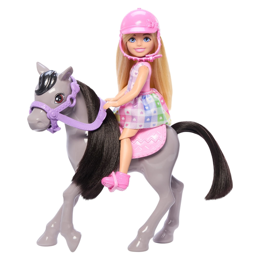 Muñeca Barbie Chelsea Paseo En Pony