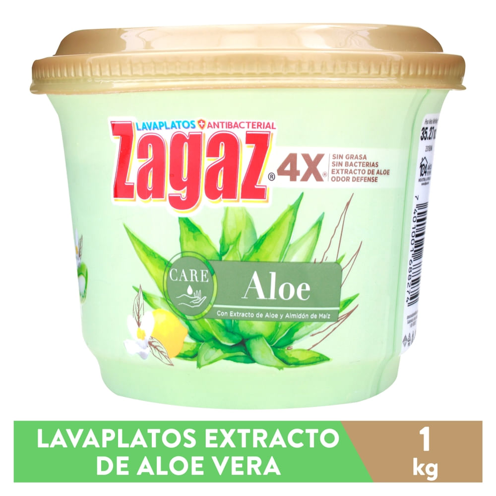 Lavaplatos Crema Aloe Zagaz