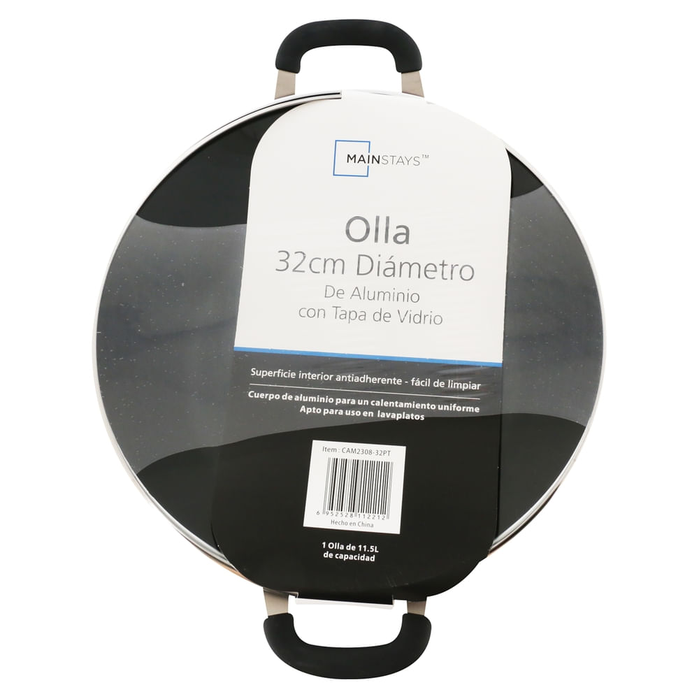 Olla MainStays Con Tapa - 32 Cm