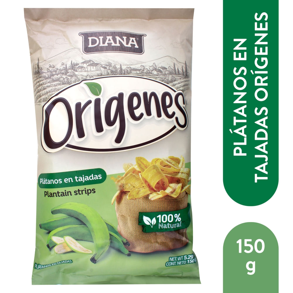 Boquitas Plátano En Tajadas Orígenes Diana
