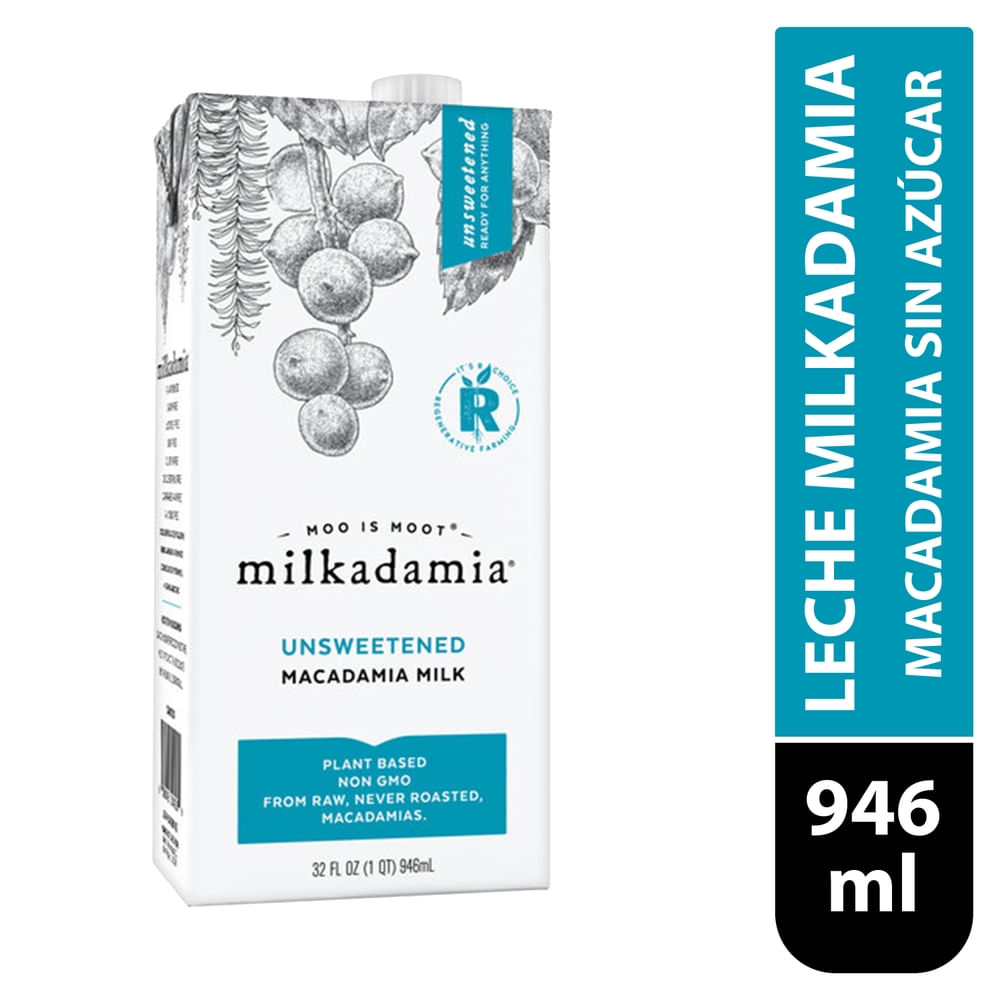 Bebida Macadamia Sin Azúcar Milkadamia