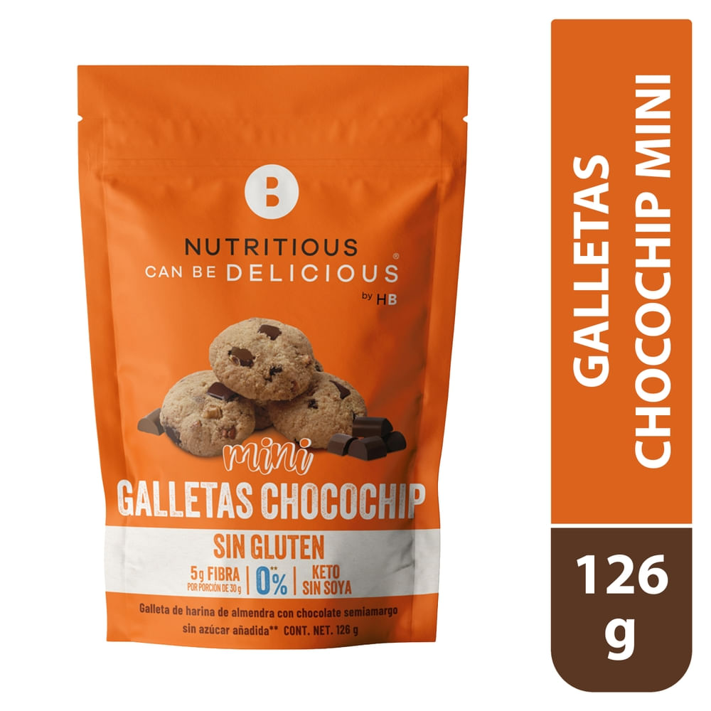 Galletas Nutritious Can Be Delicious Chocochip Mini - 126 g