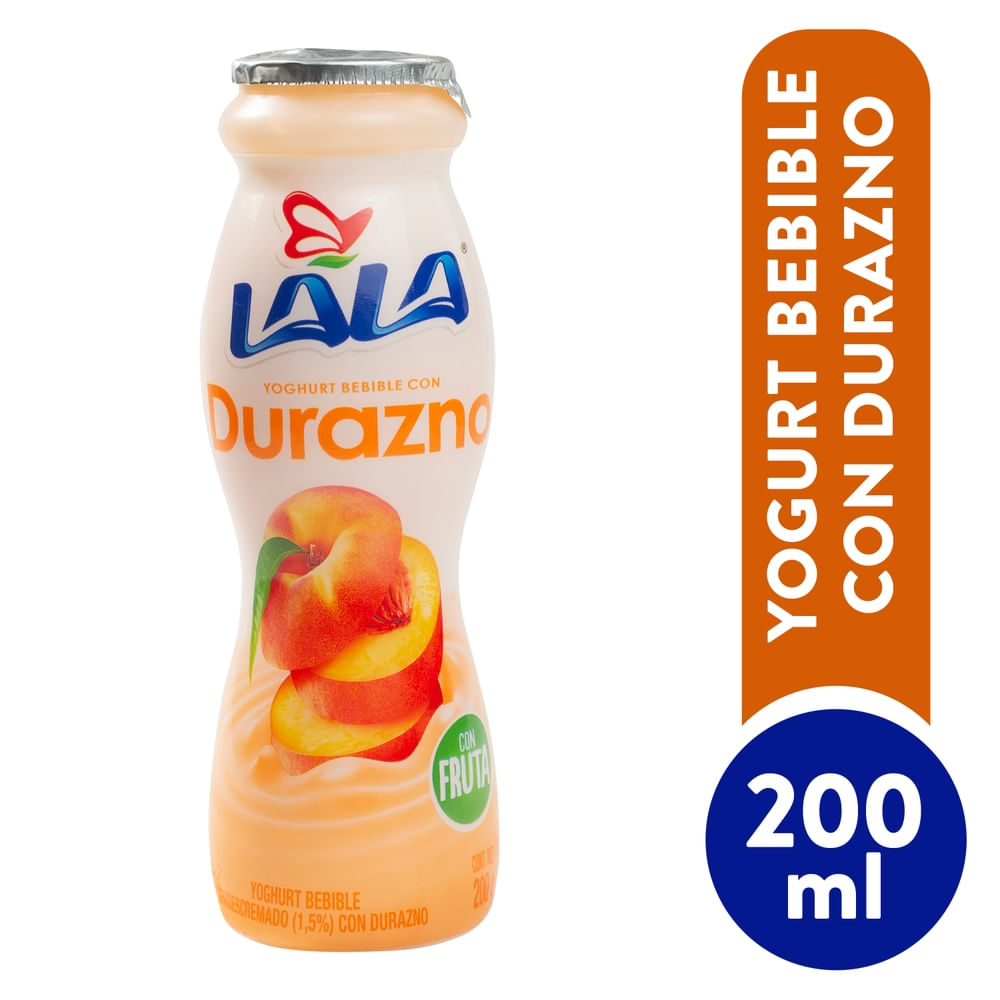 Yogurt Líquido Durazno Lala