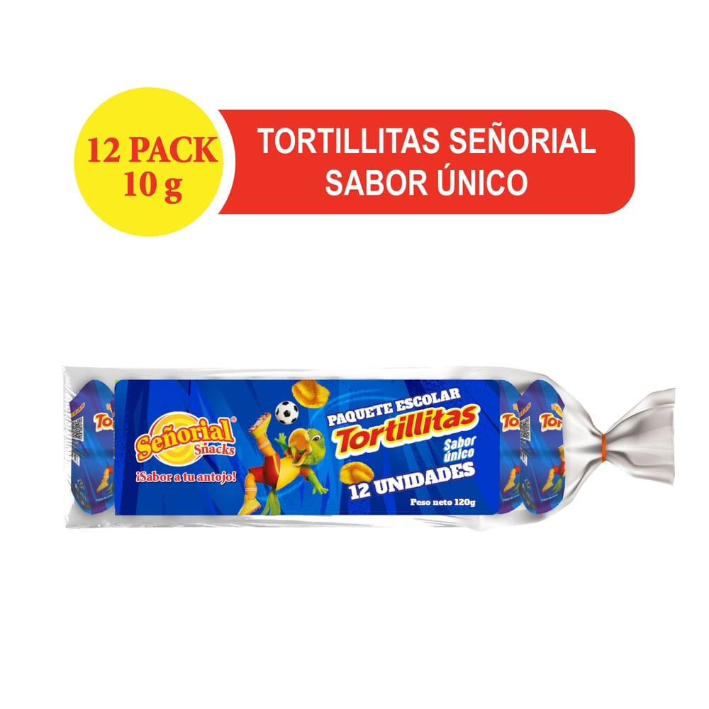 Tortillita Señorial original 12 pack - 120 g