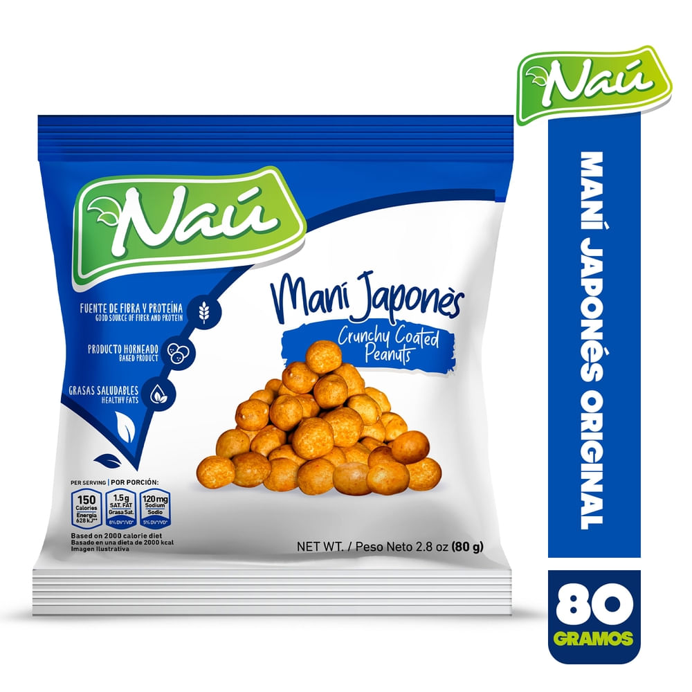 Maní Nau japonés - 80 g