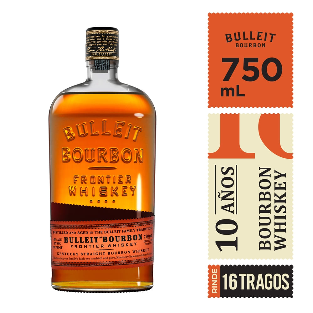 Whisky Bulleit Bourbon Frontier - 750 ml