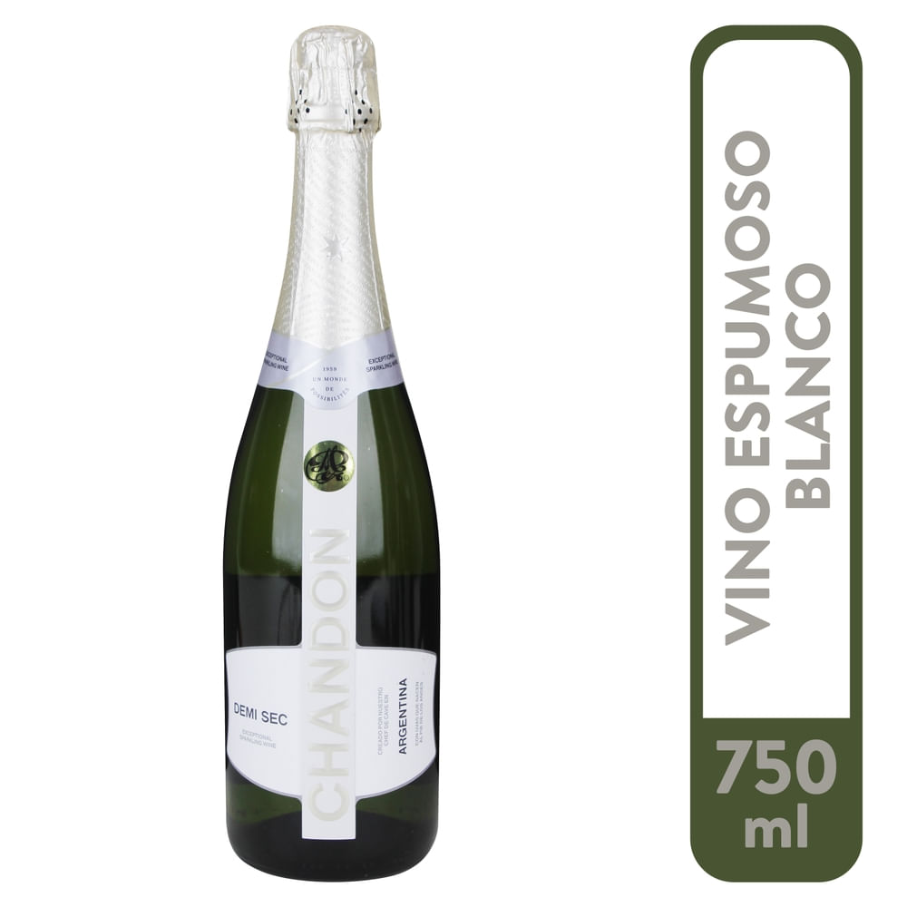 Vino Espumante Chandon Demi Sec 750 Ml