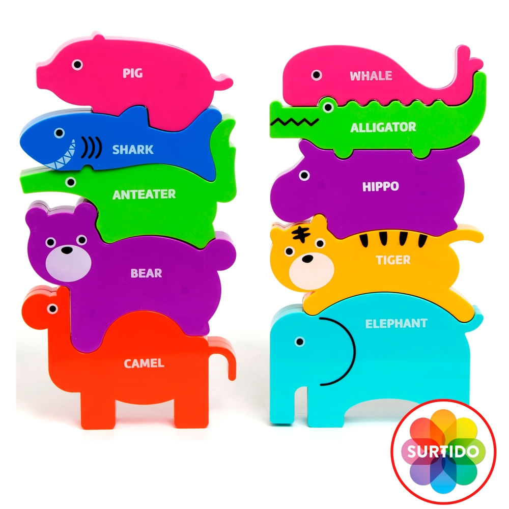 Animales Spark Create Imagine Apilables - 5 Pzas
