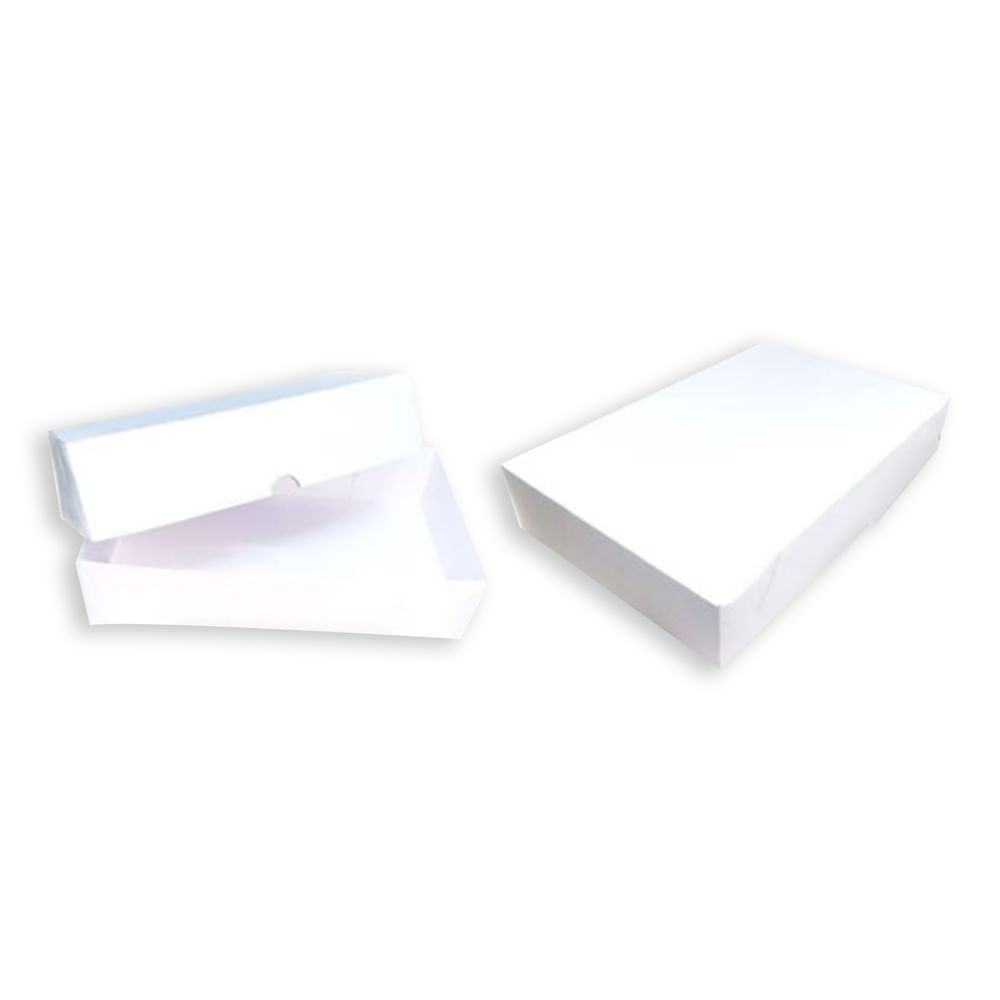 Caja Cintamax bandeja dos piezas mediana color blanco