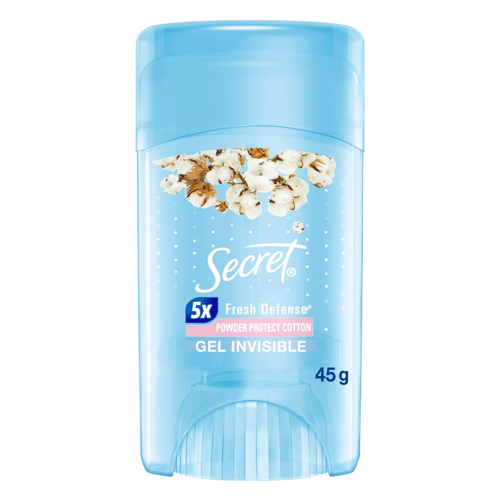 Desodorante Dama Powder Protect Cotton Secret Gel