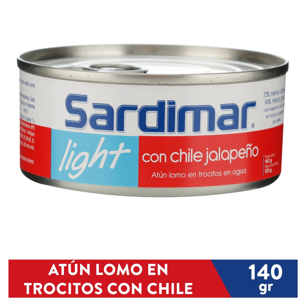 Atún Sardimar trocitos jalapeño en aceite enlatado - 105 g