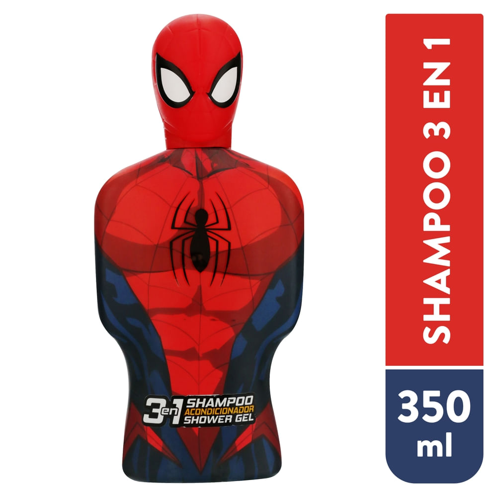 Shampoo 3 En 1 Spiderman Marvel