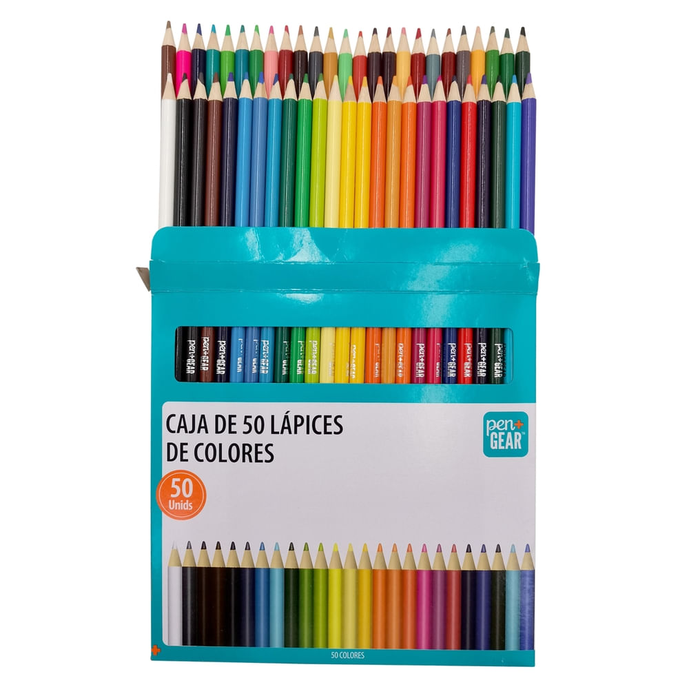Lápices de colores Pen + Gear surtidos caja - 50 Uds