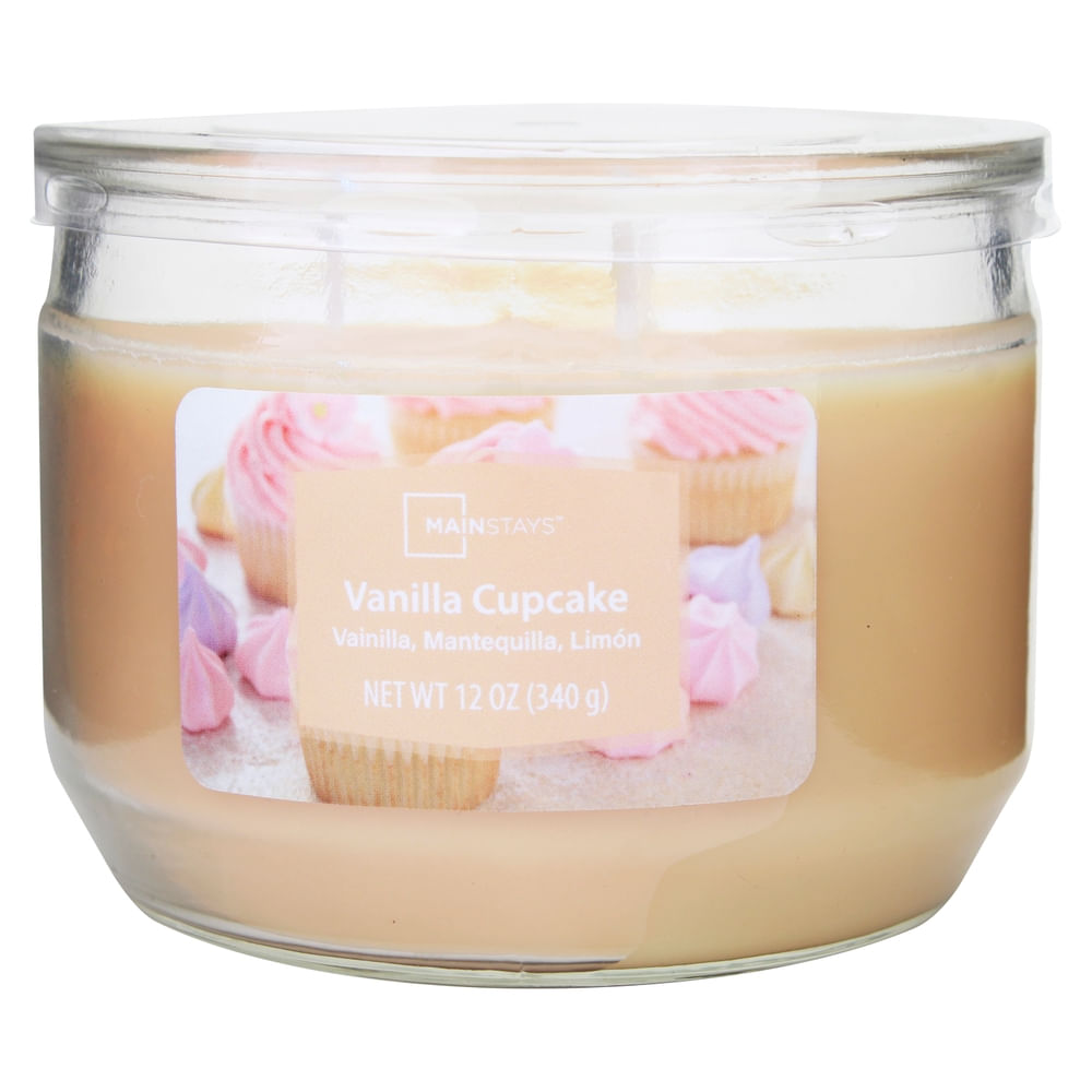Vela Mainstays vainilla mantequilla y limón - 340 g