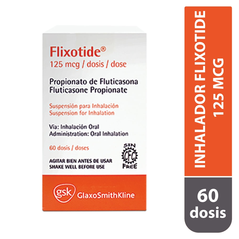 Inhalador Oral Glaxosmithkline Flixotide -60 dosis