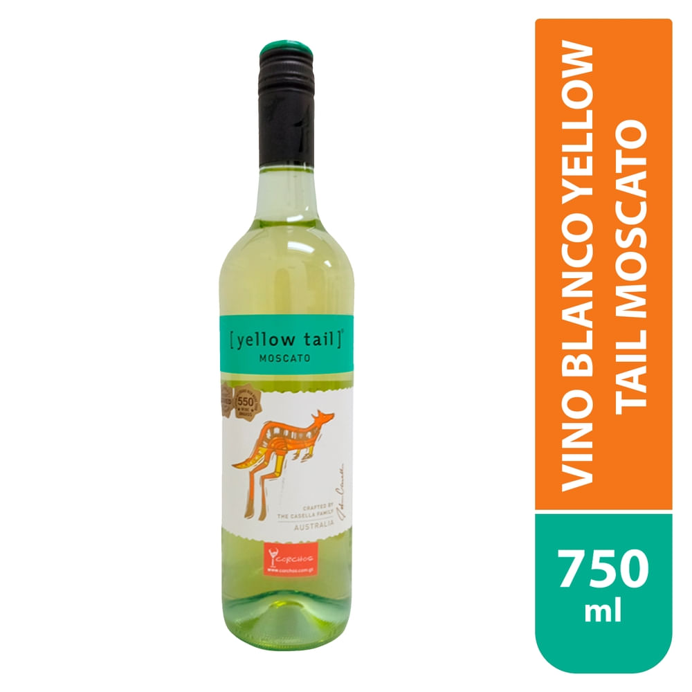 Vino Blanco Yellow Tail Moscato - 750 ml