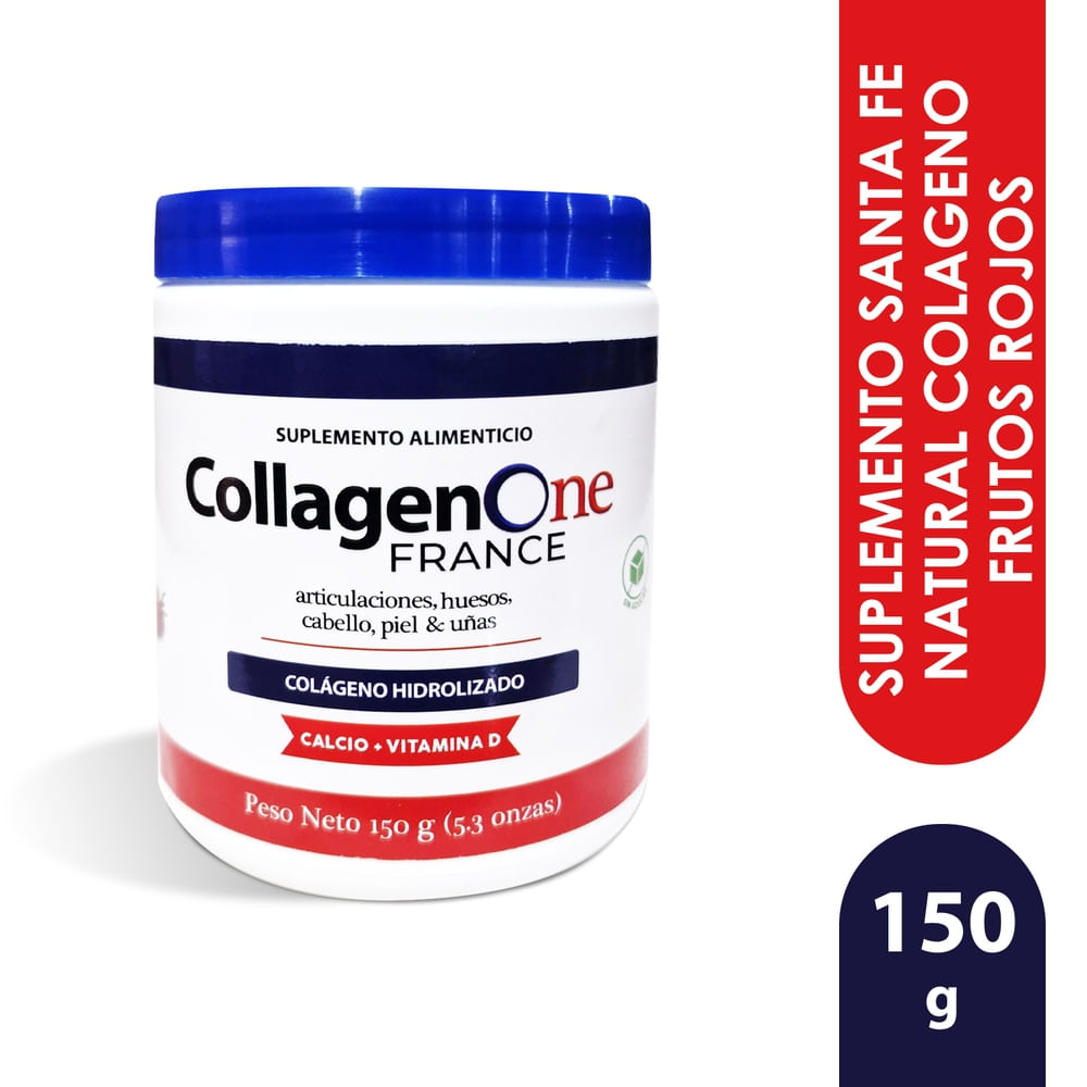 Suplemento alimenticio Collageno One France Frutos Rojos - 150 g