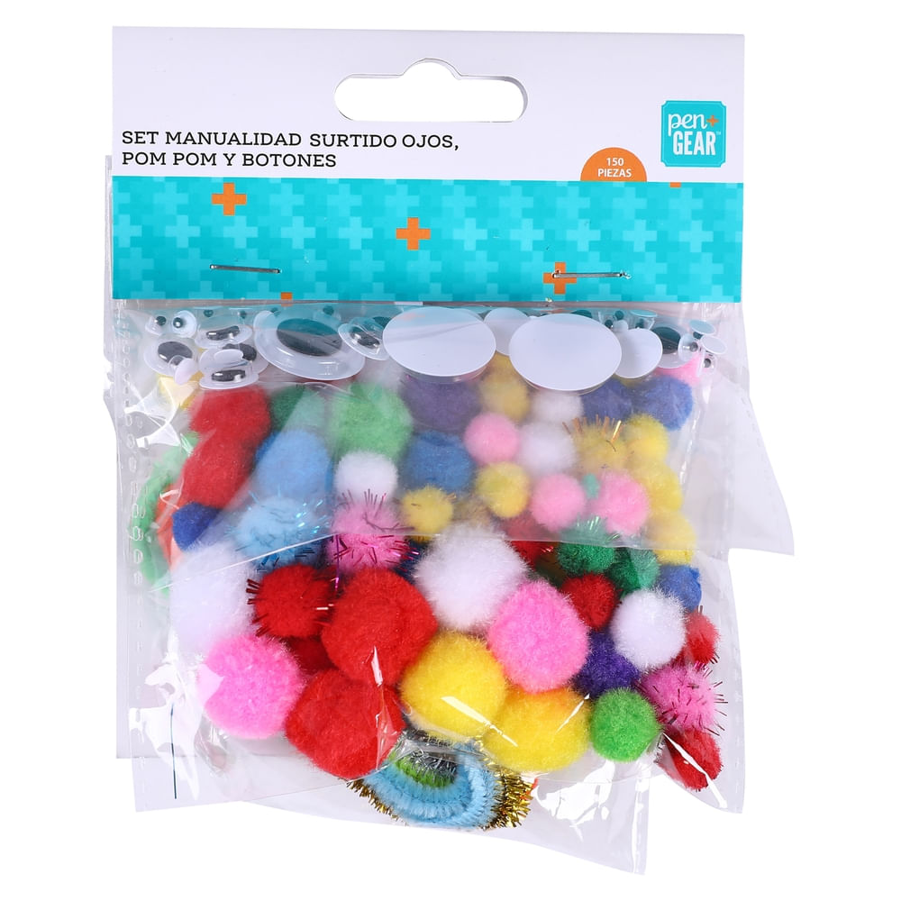 Kit Pen + Gear de manualidades surtidas - 150 Pzas