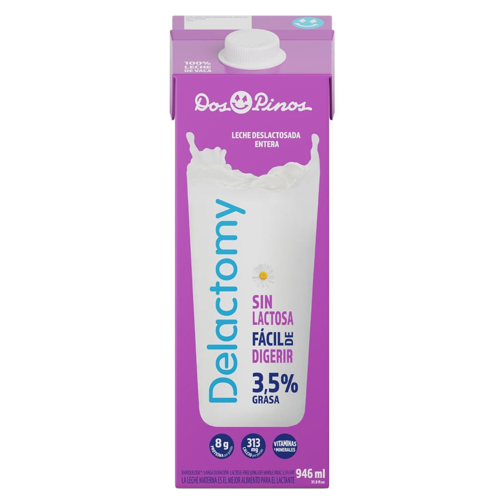 Leche Entera Dos Pinos Delactomy - 1000 ml