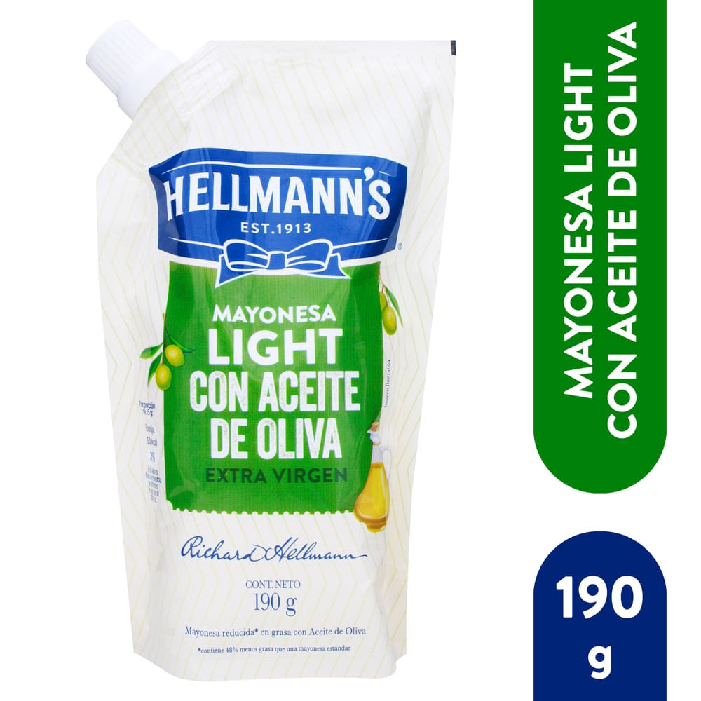 Mayonesa Hellmann's Oliva Light en Pasta - 190 g