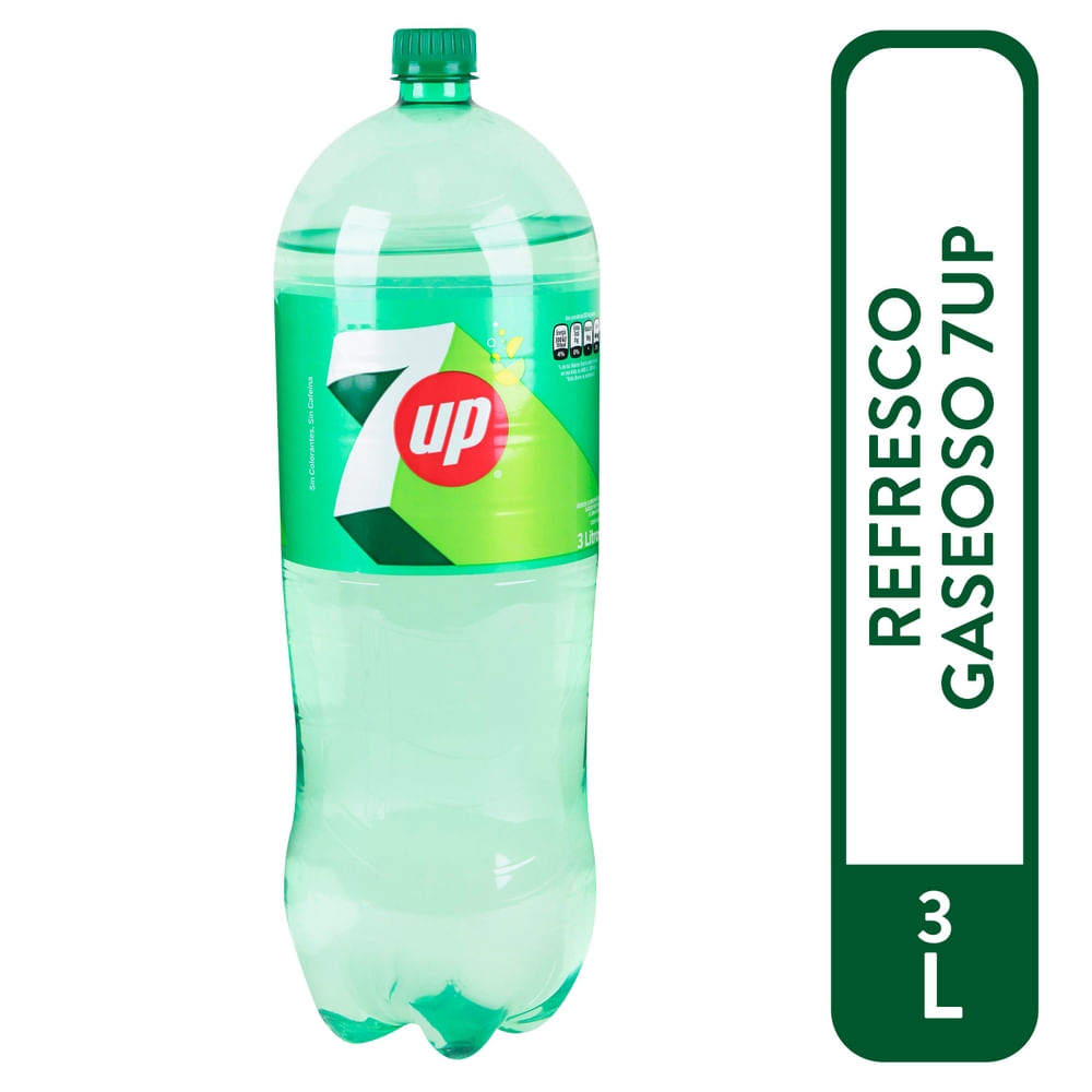 Refresco 7Up Gaseosa Limón - 3 L