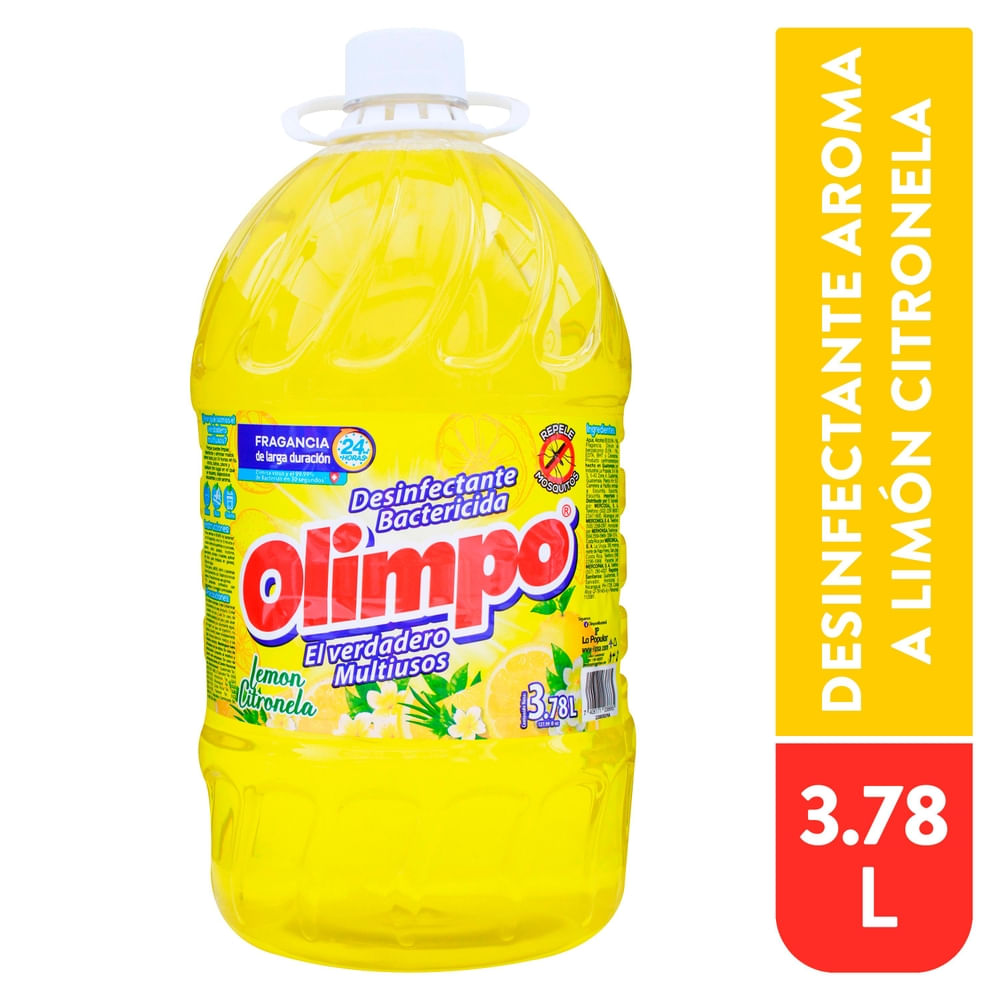 Desinfectante Olimpo fragancia limón - 3.78 L