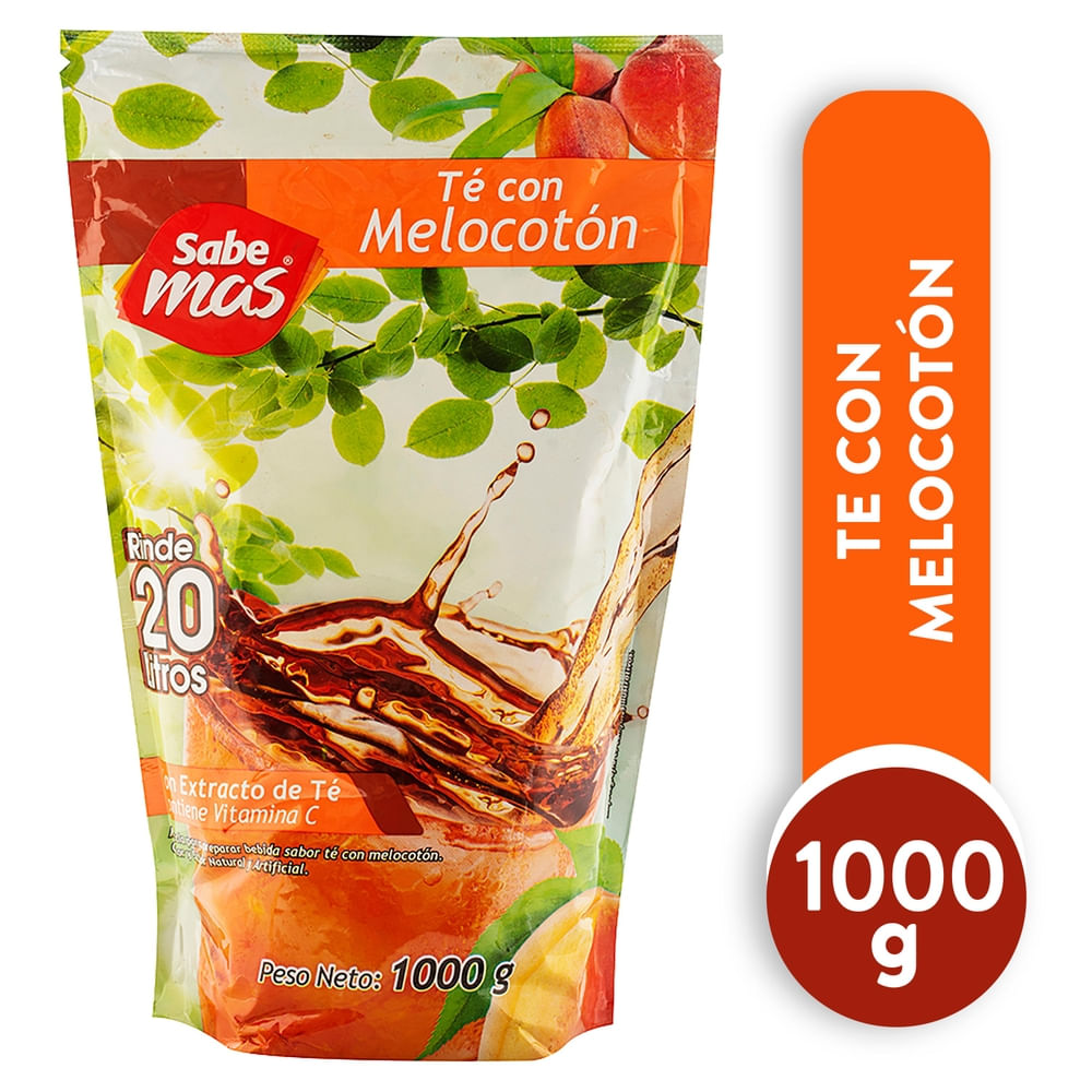 Bebida En Polvo Sabemas De Té Con Melocotón - 1000 g