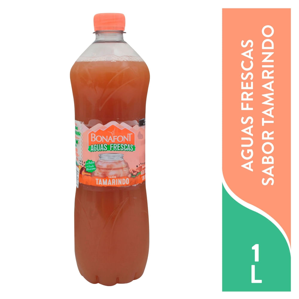Agua Fresca Bonafont con sabor a tamarindo - 1 L