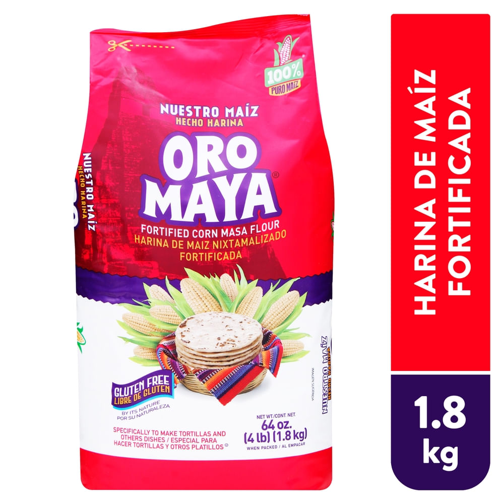 Harina Oro Maya De Maíz - 1.8 kg