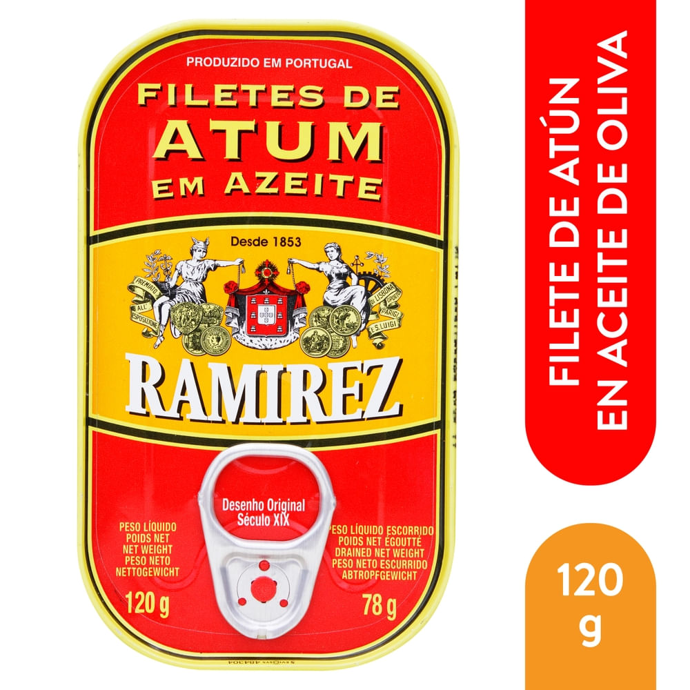 Filete Ramírez Atún Liva Portugués -120 g