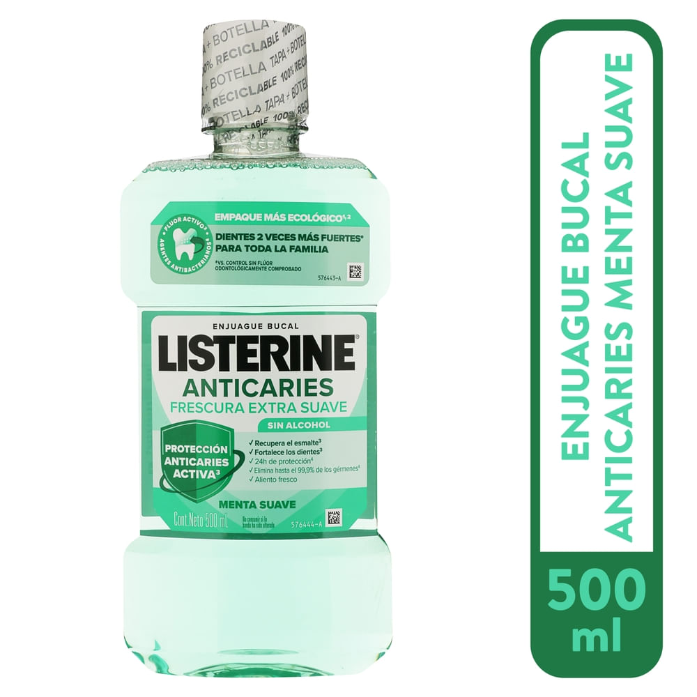 Enjuague Anticaries Zero Alcohol Listerine