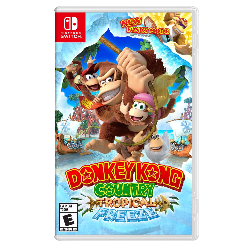 Videojuego Nintendo Switch Donkey Kong country tropical frezze