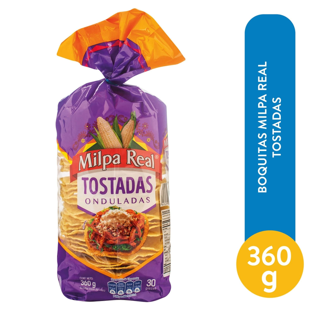 Tostadas Maíz Milpa Real