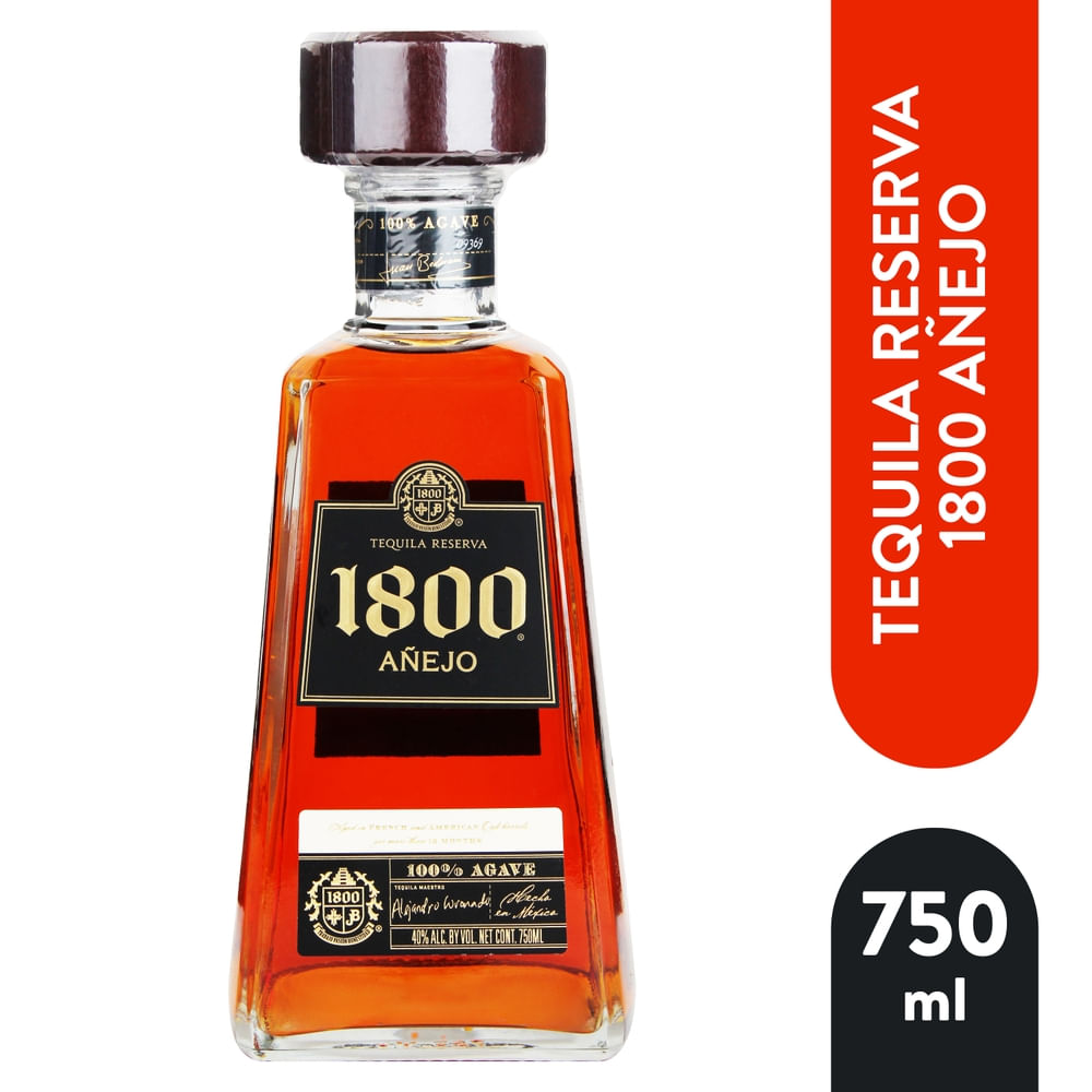 Tequila Añejo 1800 Jose Cuervo