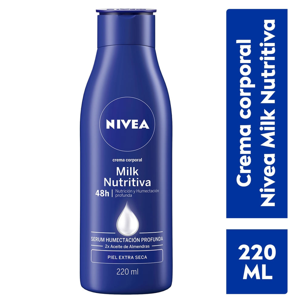 Crema Corporal Milk Nutritiva Piel Extra Seca Nivea