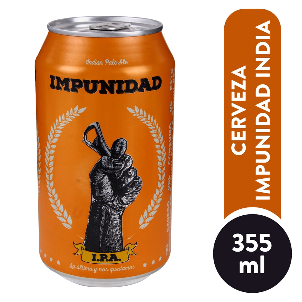 Cerveza Abita Impunidad India Pale Ale en lata - 355 m