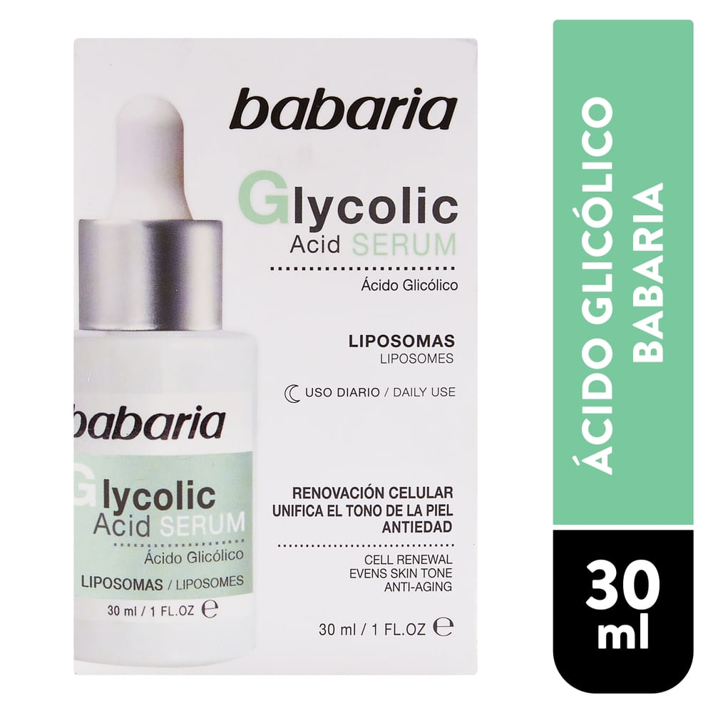 Serum Facial Reafirmante Ácido Glicólico Babaria