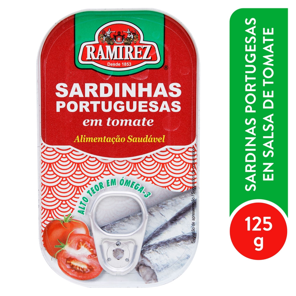 Sardina Ramírez en salsa de Tomate Portugués - 125 g