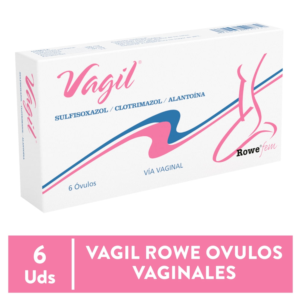 Vagil Rowe Ovulos Vaginales 6unid