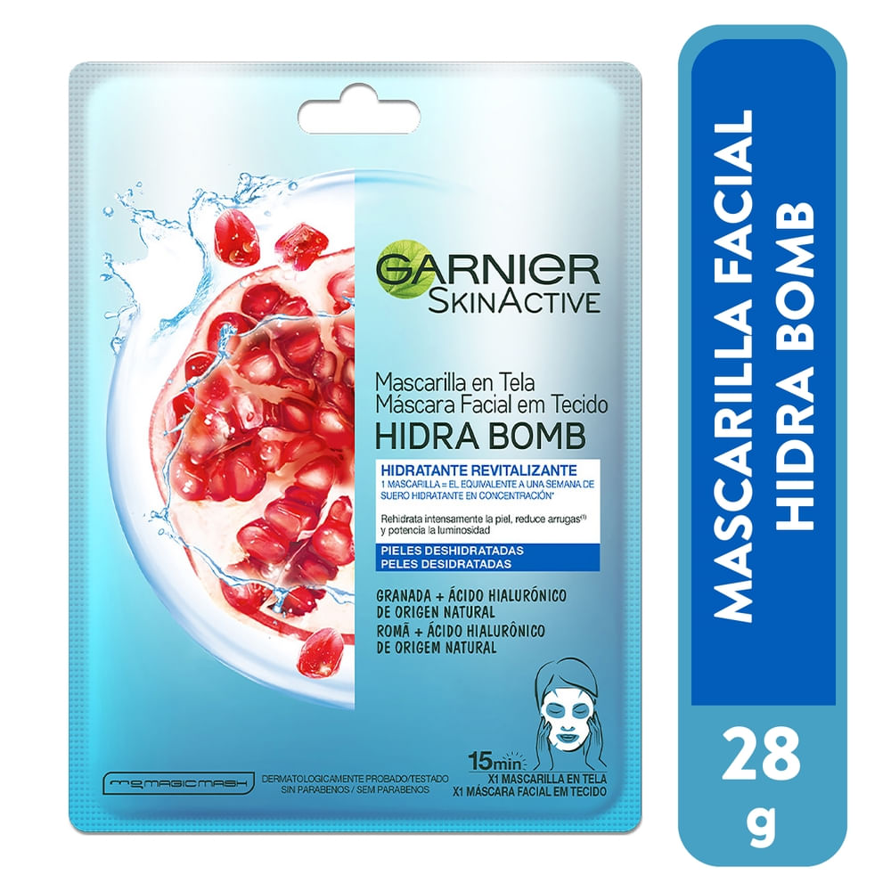 Mascarilla Tela Hidra Bomb Frandaa Roma Garnier