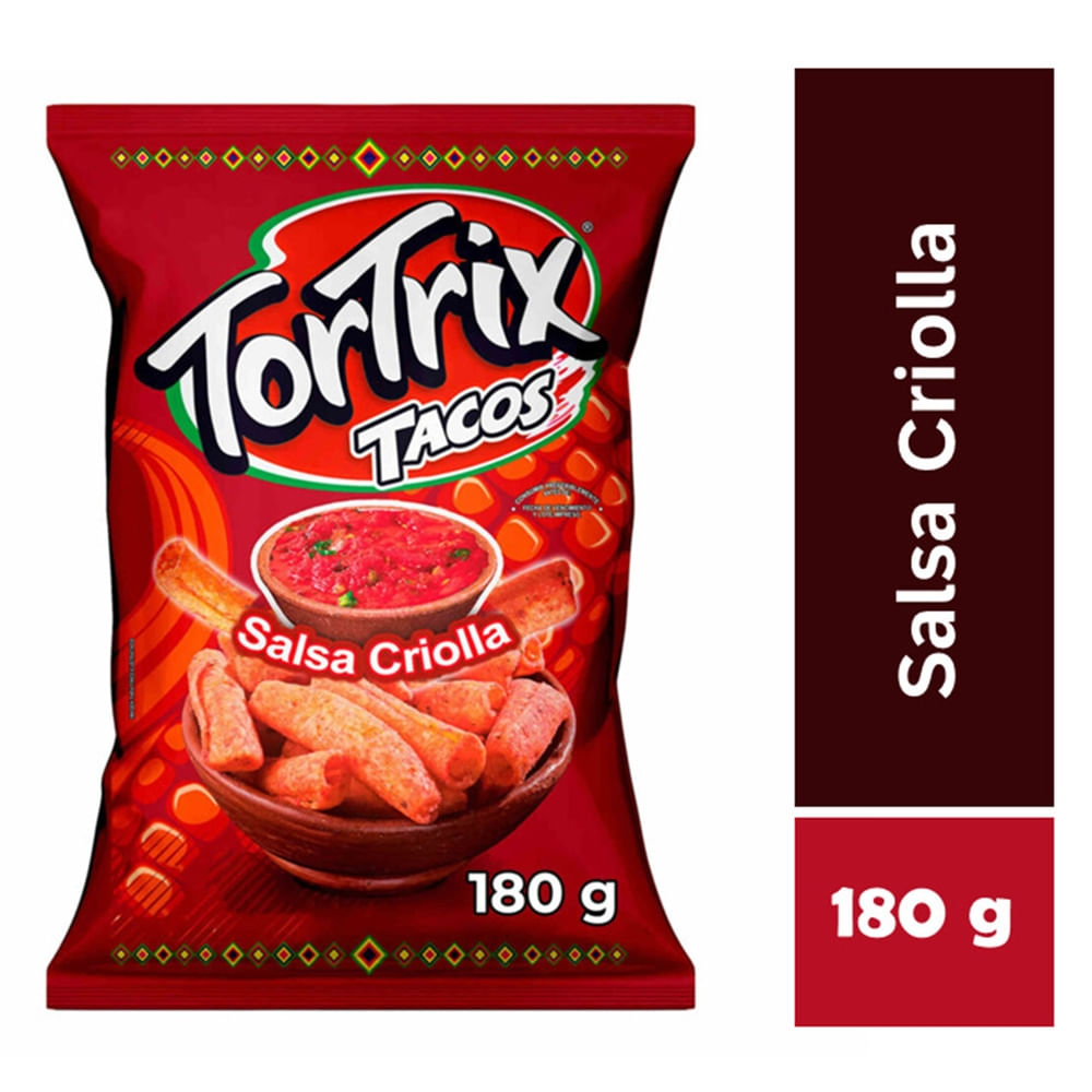 Frituras Tortrix Tacos Salsa Criolla