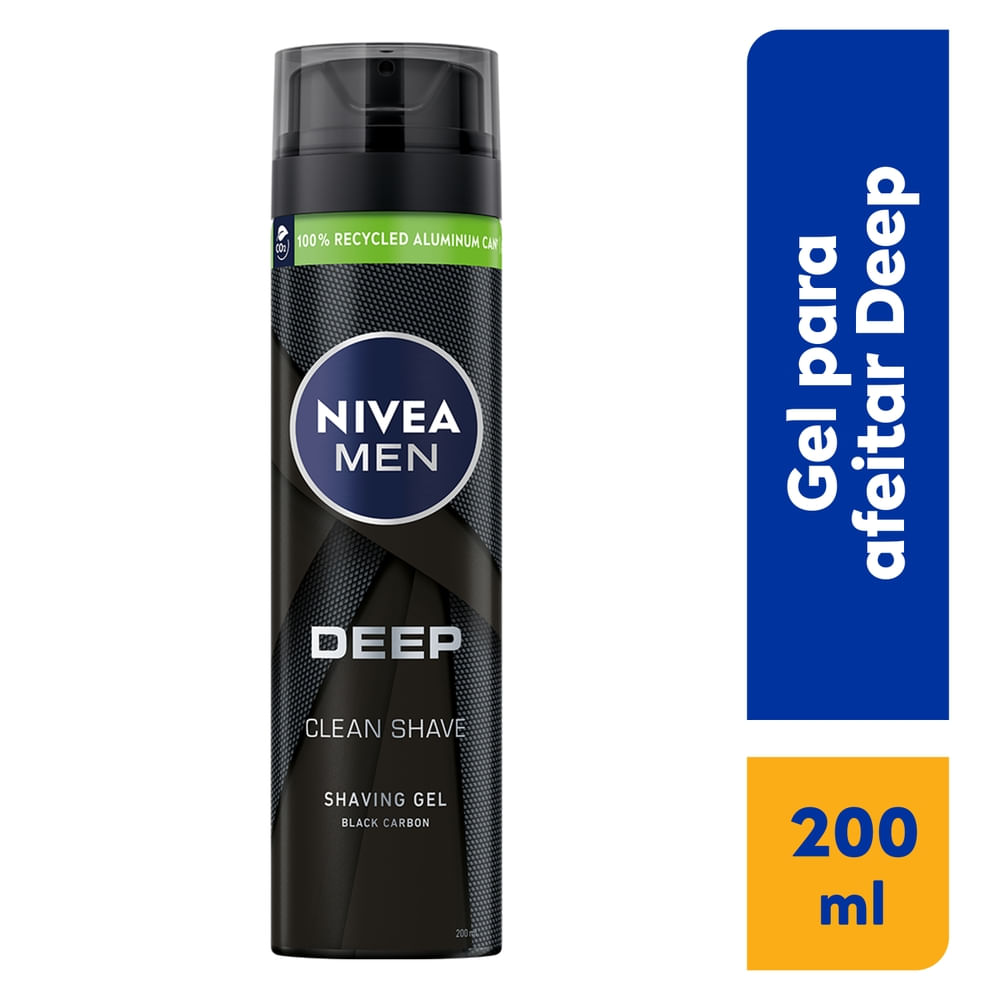 Gel Afeitar Carbón Activado Nivea Men
