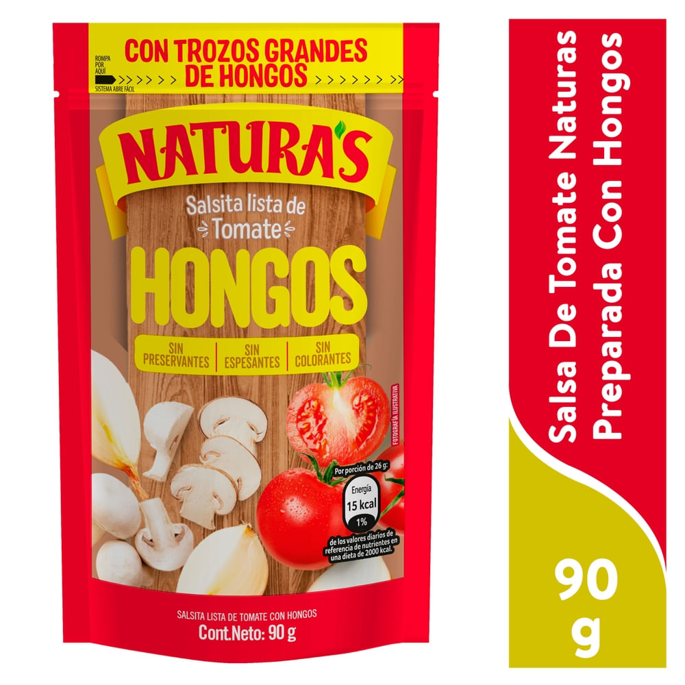Salsita Tomate Hongos Naturas