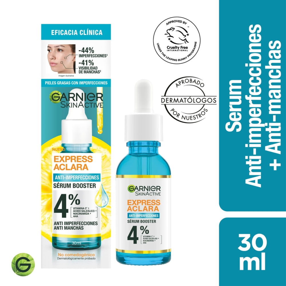 Sérum Garnier Express Aclara Anti Imperfecciones - 30 ml