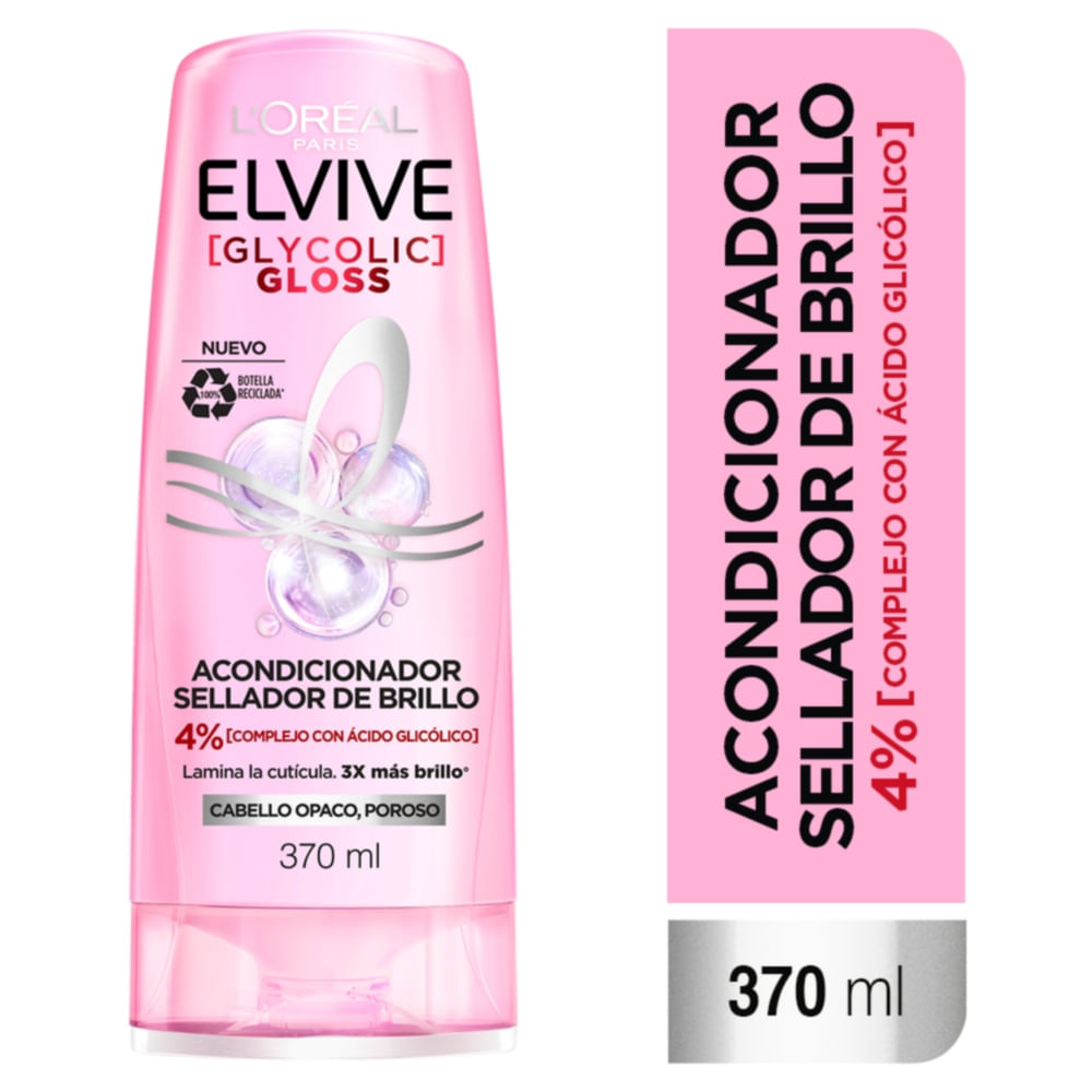 Acondicionador Glycolic Sellador De Brillo Elvive