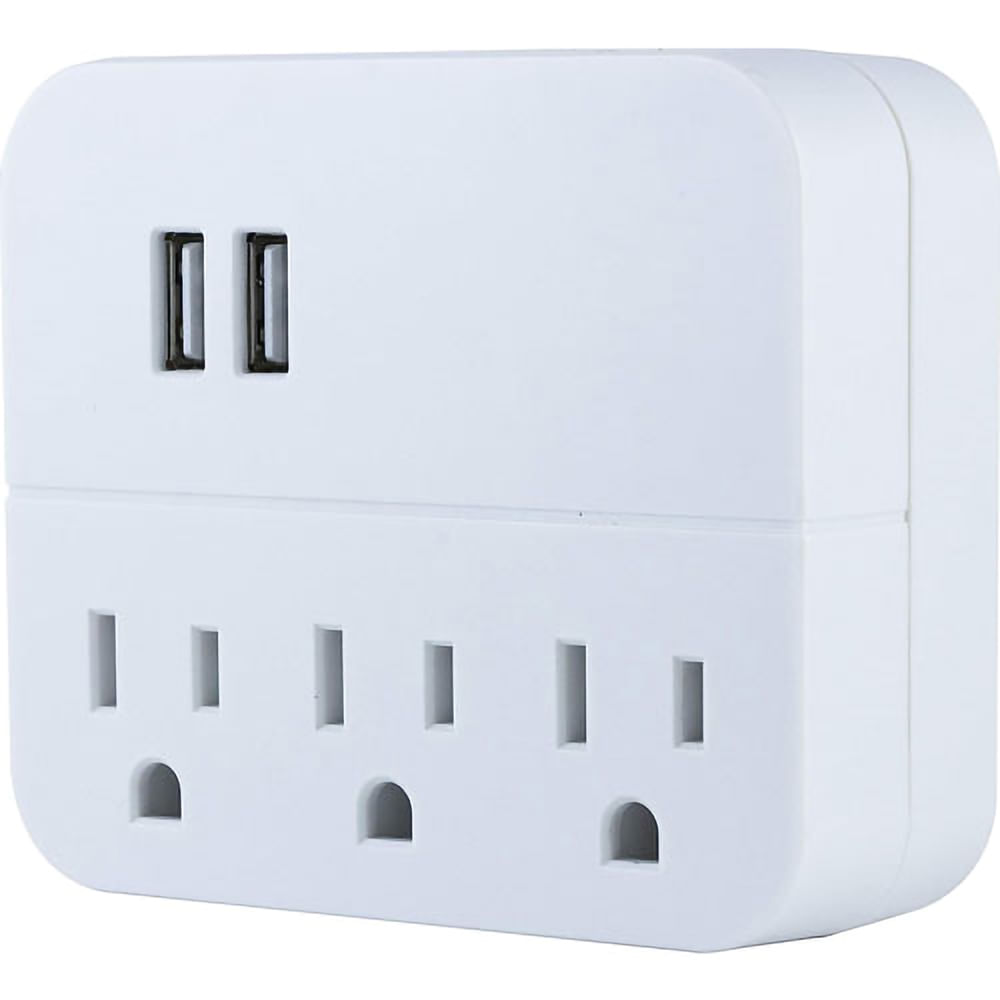 Protector Ge Picos Pared 3T 2 Usb