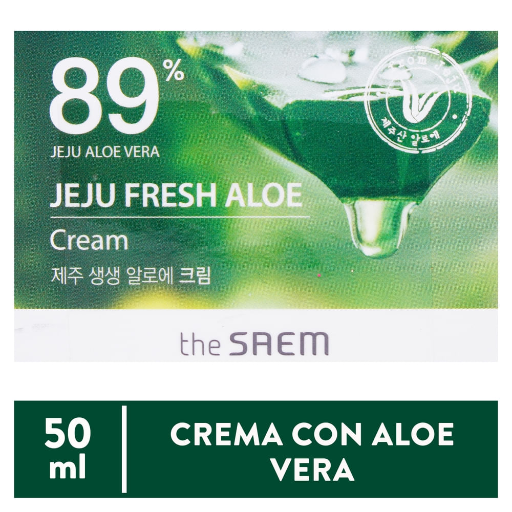 Crema Facial Jeju Fresh Con Aloe 50ml