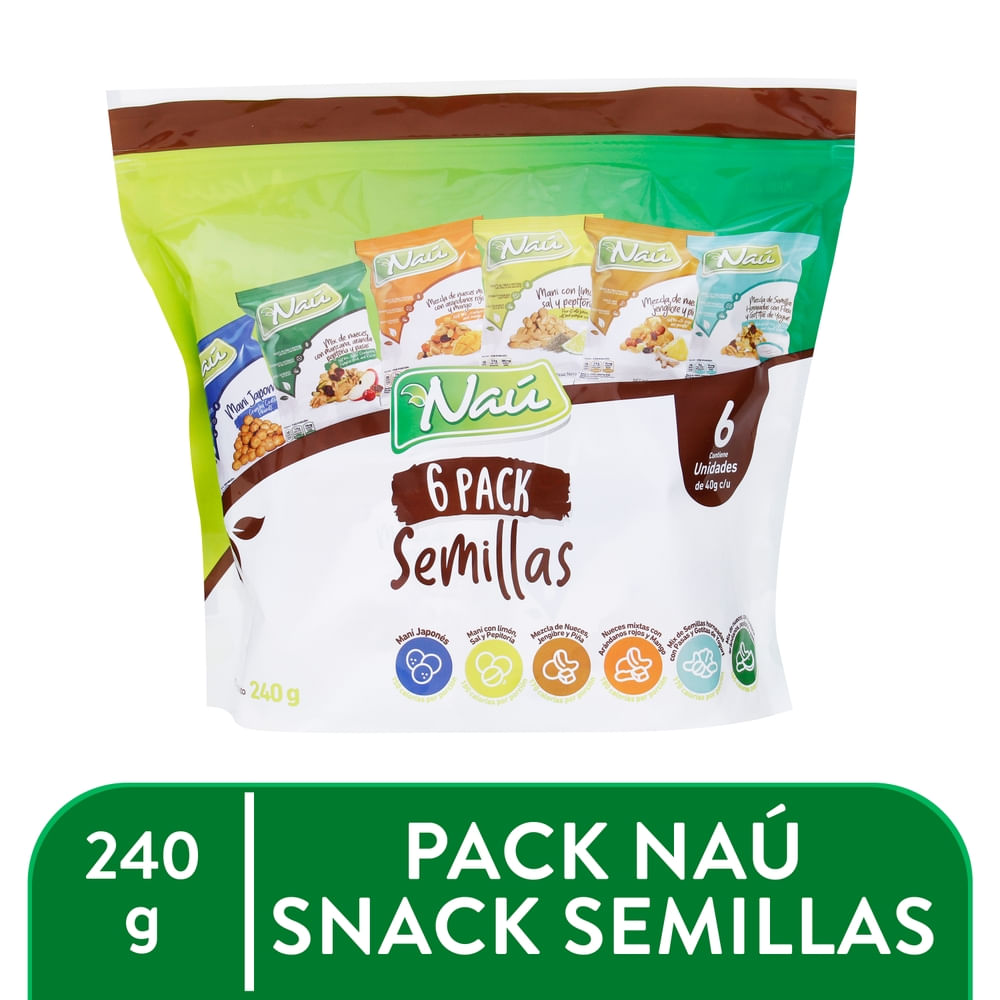 Snack Semilla Nau 6 Pack - 240g