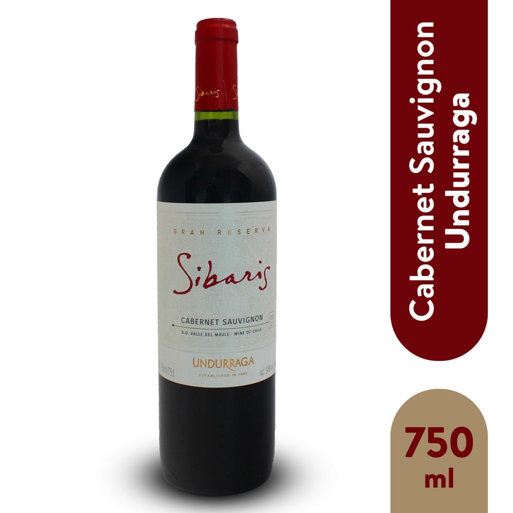 Vino Undurraga Tinto Cabernet Sauvignon Reserva - 750 ml