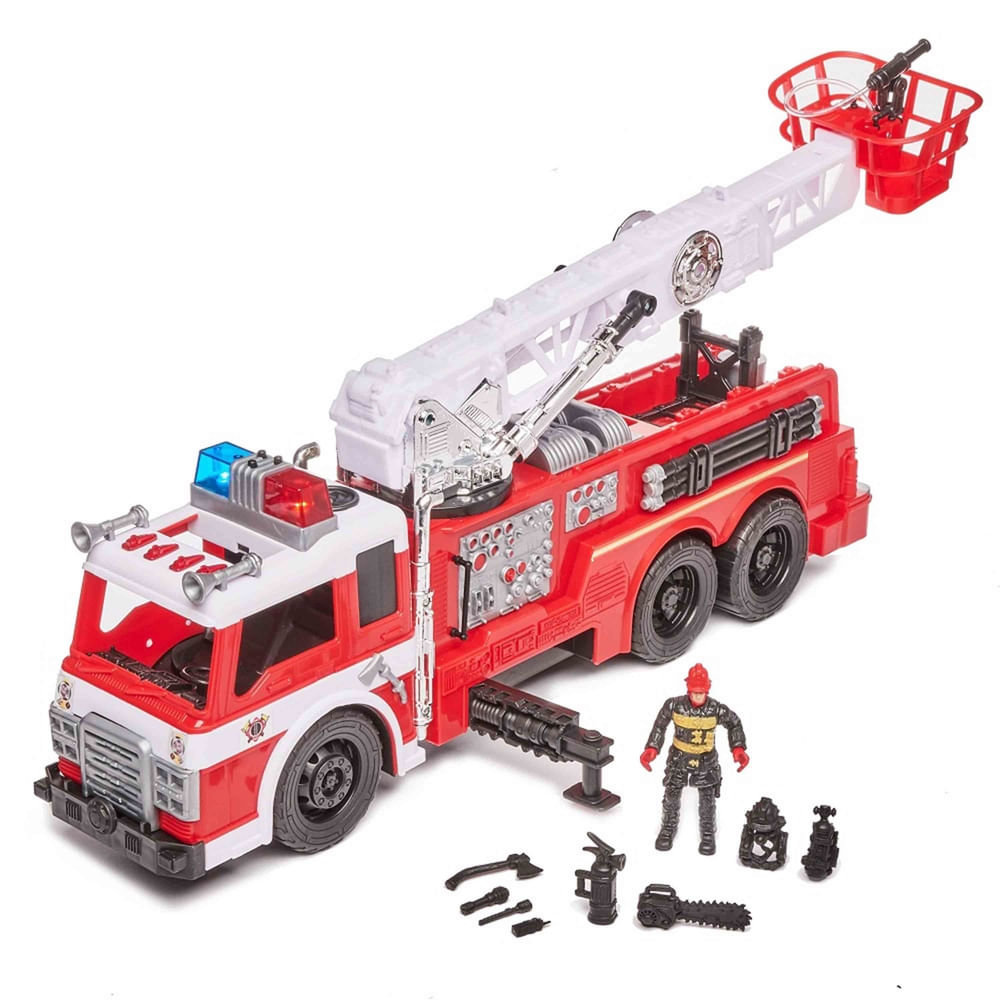 Camión bomberos Adventure Force con accesorios